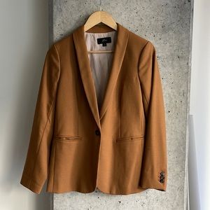 J. Crew Wool Blazer in Camel